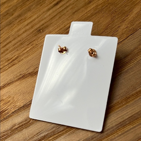 Authentic 14KT Rose Gold Ball Earrings - Picture 5 of 7